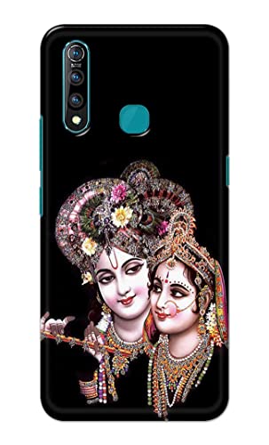 Image of PRINTFIDAA� Printed Hard Back Cover Case for Vivo Z1 Pro | Z1Pro Back Cover (Radha Krishna) -2808