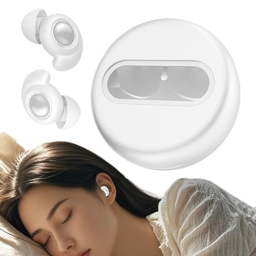 Poludatly Auriculares para Dormir, cancelación de Ruido para Dormir, Auriculares inalámbricos 5.3 con reducción de 35 dB para Viajes en avión, Trabajos de construcción