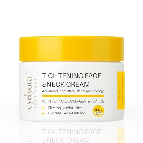 CYELYORA Neck Tightening Cream - Smoothing Cream for Fine Lines, Wrinkles - 100ml | Loose and Crepey...