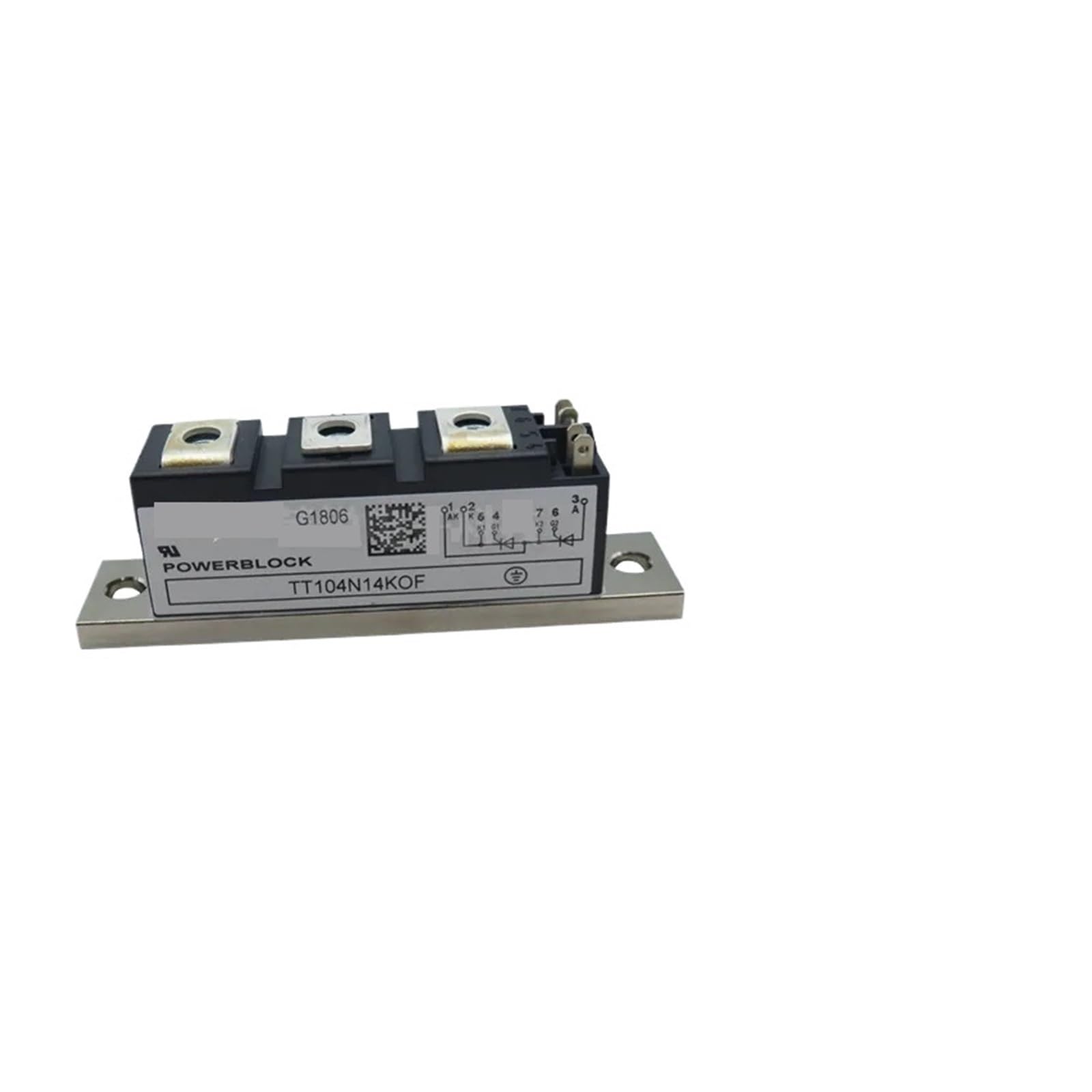 Module de thyristor TT104N08KOF à faible perte de charge pour usine