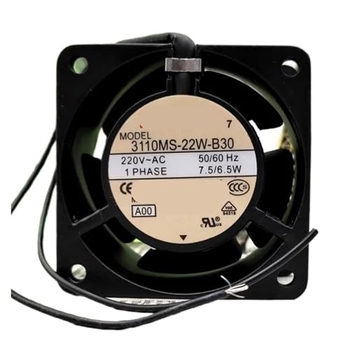 Ventilateur de refroidissement 6030 à haute efficacité 7.5W pour une ventilation 220V stable