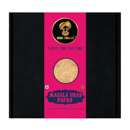 Image of Being Punjabi Urad Papad, 510g | 100% Natural Amritsari Dal Papad with No Soda | Papadam, appalam and fryum