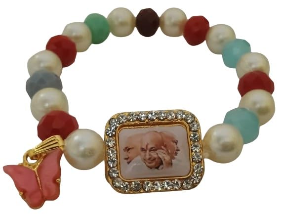 Jai Guru Ji |Guruji Bracelet (White) with Jai Guruji Swaroop (B09WDHBVLJ) Amazon Price History, Amazon Price Tracker