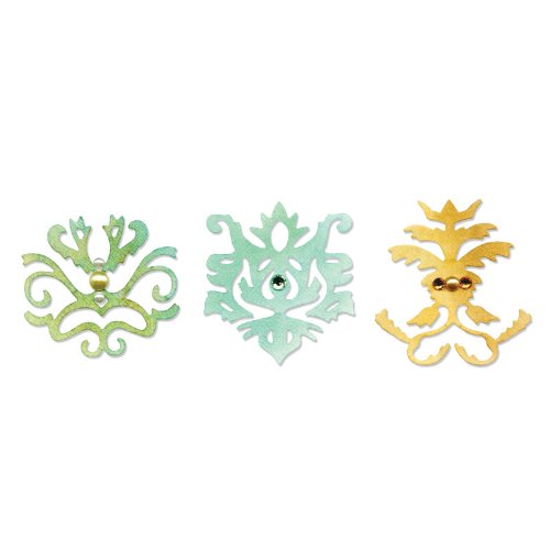 SizzixSizzlits Die Set 3PK - Royal Motif Set by Scrappy Cat