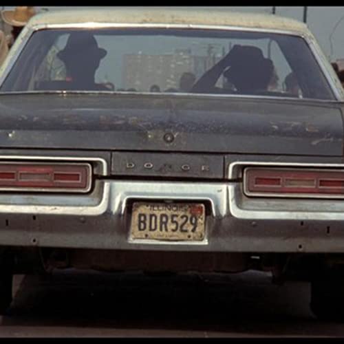 Panguru Blues Brothers Prop Nummernschild aus Metall, gestempelt, Vintage-Stil, 30,5 x 15,2 cm