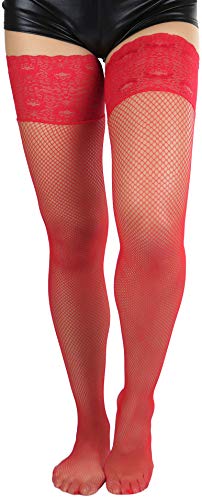 Image of ToBeInStyle Women's Thigh Highs With Smooth Silicone Lace