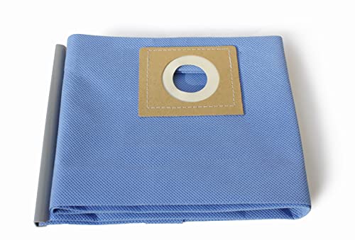 MI:KA:FI sac filtrant réutilisable | Sac collecteur de saletés pour aspirateur multi-usages (20 litres // ouverture du sac 55mm pour par exemple Bosch...