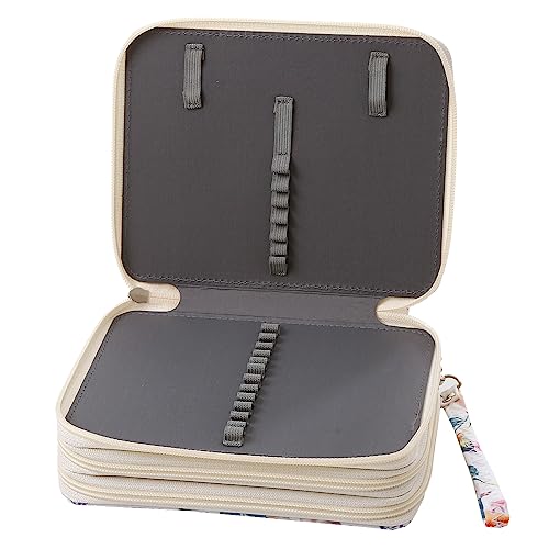 Image of 72 Slots Pencil Case Organizer w /Removal Handle Strap