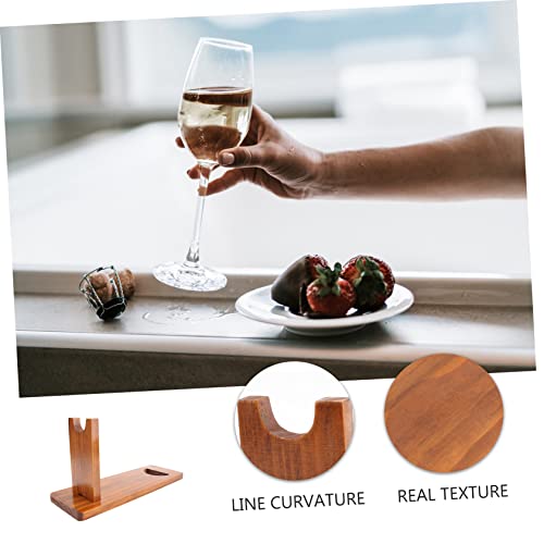 Soporte para botellas de vino rojo madera sólido 1pc miniatura 6