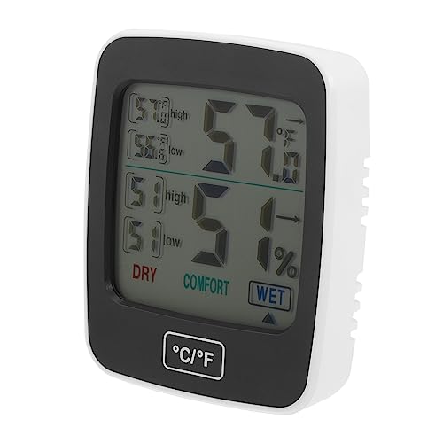 HANABASS Digital Indoor Thermometer Hygrometer Compact Temperature and Humidity Gauge for Rooms Offices and Public Spaces High Accuracy with Data Reset Function