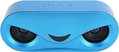 Portable Speaker, Speaker Dual Speaker Stereo Low Noise Filtering for U Disc (Color : Blue)