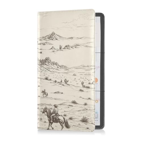 Custodia pelle PU per assicurazione e carta didentità per uomo e donna accessori per camion per patente di guida chiavi di contatto carte di informazioni di paesaggio