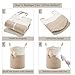 MOJOSCEND 80L Large Hamper Laundry Basket Tall Woven Rope Clothes Hamper Blanket Basket in Living Room Bathroom Bedroom Brown