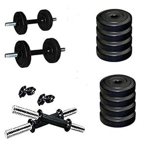 Bodygrip  PVC  Dumbell Set, 8Kg