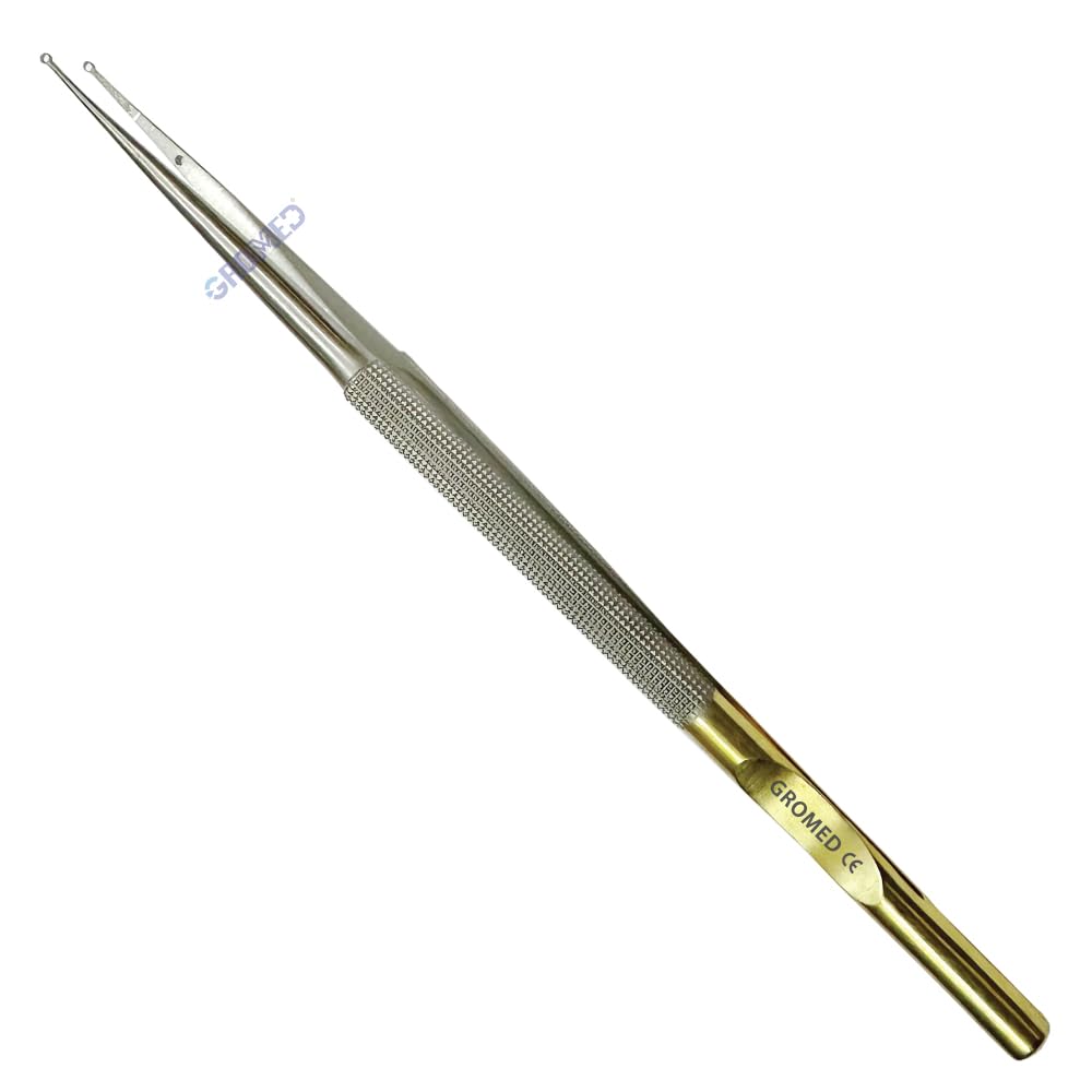 Gromed Micro Ring Forceps with Diamond Dusted 0.5mm Fine Ring Tip, Round Knurling Handles & Counter Balance 8"/20cm - Golden Handle- Stainless Steel Cardio (CTVS), Neuro & Micro Surgical Instruments (B0CLLQ6Y6M) Amazon Price History, Amazon Price Tracker