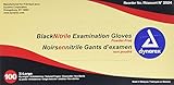 Dynarex Nitrile Exam Gloves, Black, X-Large, 100 Count