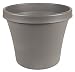 Bloem Terra Pot Planter, 24", Peppercorn