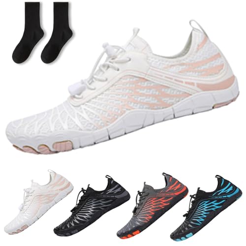 Grounded Barefoot Shoes for Women & Men, 2025 Minimalist Mesh Grounding Footwear, Non-Slip Rubber Sole, Wide Toe, Lightweight