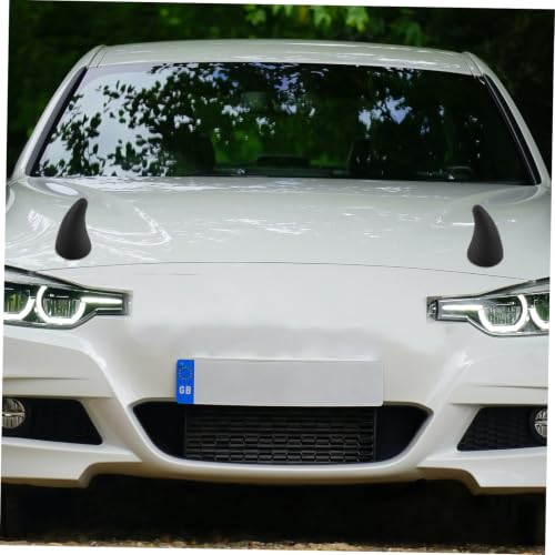 Adorno de cuernos para automóvil con dispositivo anticolisión duradero para parachoques 5