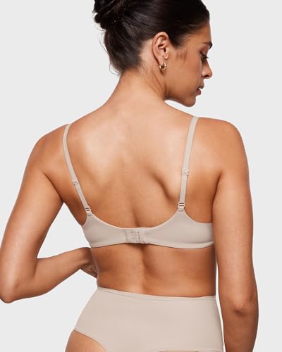 Image of INLYRIC Women's Inbarely Plus Plunge Bra - Unlined Underwire Sexy Demi Balconette Bras