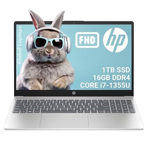HP Laptop Windows de 15,6 polegadas com tela antirreflexo IPS Full HD Micro-Edge Intel Core i7-1355U 16GB RAM 1TB SSD Windows 11 Home Natural Silver 15-fd0182wm