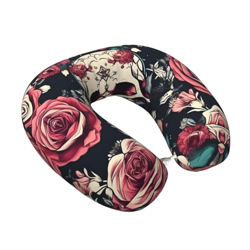 Almohada de Viaje de Espuma viscoelástica Negra miniatura 2