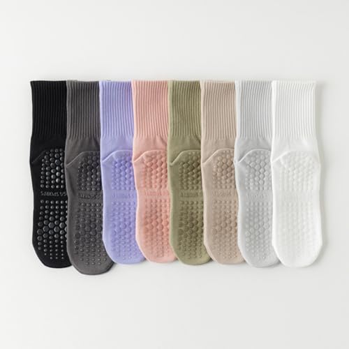 Image of Women Grips Non Slip Yoga Socks Pilates Pure Barre Ballet Dance Anti Slip Socks