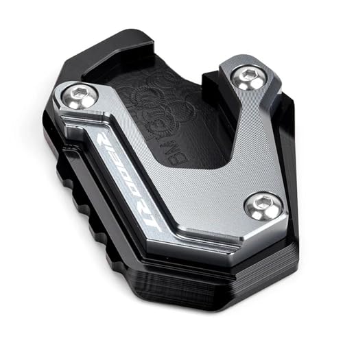 Support latéral R1300RT 2026 : réhausse et patin de béquille en aluminium usiné