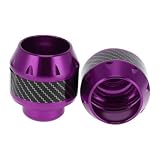 A ABSOPRO Motorcycle Frame Sliders Falling Protection Wheel Crash Protector Scooter Moped Aluminum Alloy...