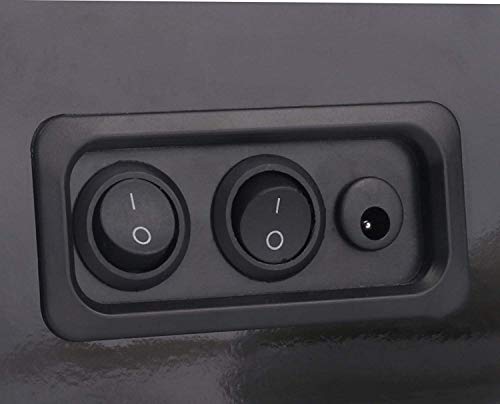 Expositor automático para 4 relojes de madera con giro negro 5
