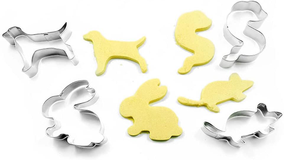 ステンレススチール素材 ビスケット型 干支 カット型 蒸しパン 生地ツール クッキーフォンダン ステンレススチールクッキーカッター