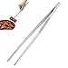 Pinze Cucina Professionale, Pinze da Cucina, 30 cm Pinzette Manico Lungo, Pinzette per Barbecue, Strumento Da Cucina, Per Barbecue, Bistecche, Acciaio Inossidabile