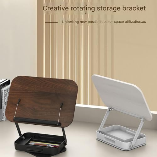 Support de livres pliable avec base tournante pour bureau - 5