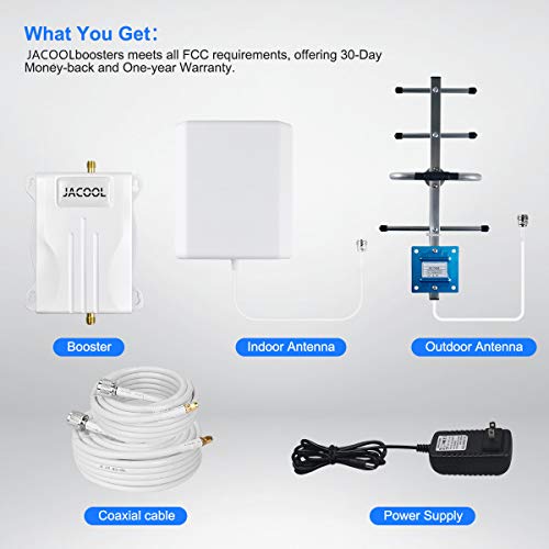 Verizon Cell Phone Signal Booster 4G LTE Verizon Cell Phone Booster Repeater 700MHz Band 13 Mobile Signal Booster Amplifier for Home Use - Improve 4G LTE Signal for Rural Area