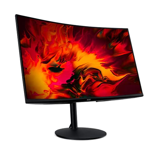 Image of Acer Nitro Xz320Qx 31.5 Inch (80.01 Cm) 1500R Curved Full Hd Led 1920 x 1080 Pixels Gaming Monitor I Adaptive Sync with Rapid 240Hz Refresh Rate I 1Ms Vrb I Va Panel I Stereo Speakers I Black