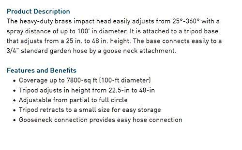 Brass Impact Sprinkler & Orbit Brass Hose Quick Connect Set