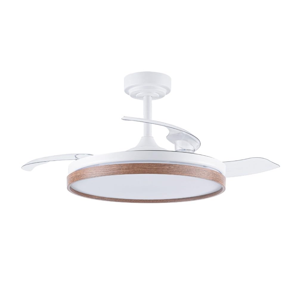 wonderlamp - Tamero Cerezo 72W Folding Blade LED Fan with Night Light Mode and CCT 3000-4000-6000K