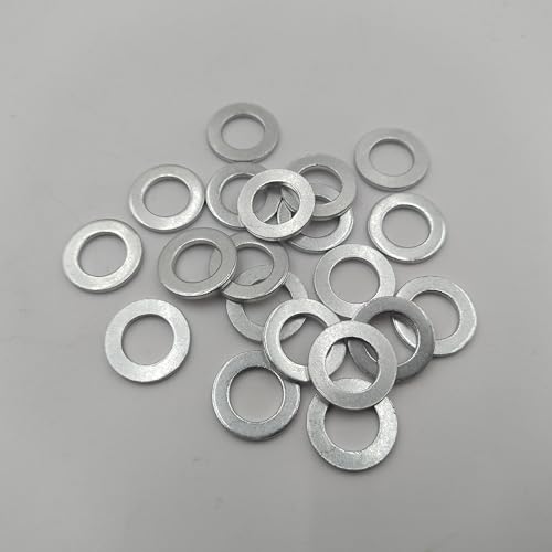 Image of (20pcs) Engine Oil Crush Washers Drain Plug Gaskets 12mm Compatible with Honda Odyssey Accord Civic CRV Acura Mdx TL 94109-12000 9410912000