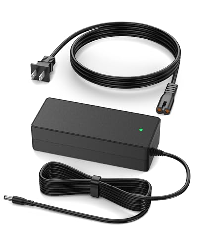 VHBW 42V Charger for Gotrax Electric Scooter Compatible with GOTRAX Apex/Eclipse/G2/G3/G3 Plus/G4/Tour XP/Rival/GXL/GXL V2/XR Elite,42V 2A Electric Bike Charger for Gotrax Alpha XL/EBE1 Bikes