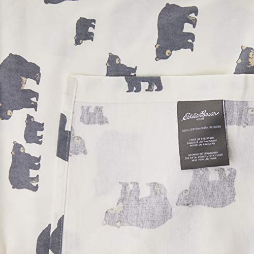 Eddie Bauer 216287 Queen Sheet Set, Warm Breathable Cotton Flannel Bedding thumb #3
