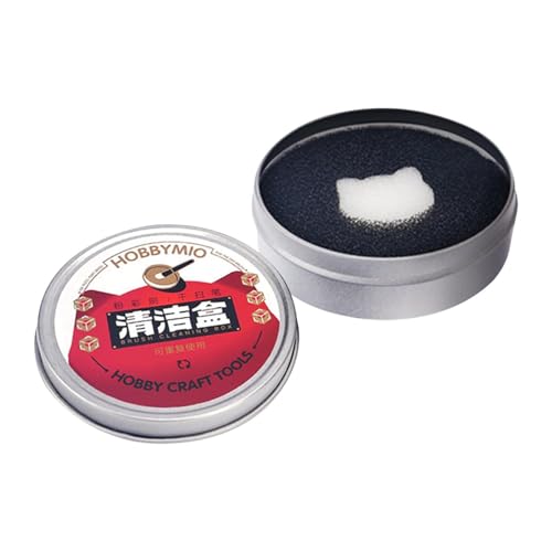 YWMJZEU 色落ち防止クリーナースポンジメイクブラシクリーナー(模型製作DIY用)