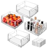 Photo Gallery vinato set da 4 organizer frigorifero, contenitori frigo trasparenti, impilabile, senza bpa - organizer cucina, organizer bagno- per alimenti, cosmetici e articoli da ufficio Photo Gallery vinato set da 4 organizer frigorifero, contenitori frigo trasparenti, impilabile, senza bpa - organizer cucina, organizer bagno- per alimenti, cosmetici e articoli da ufficio