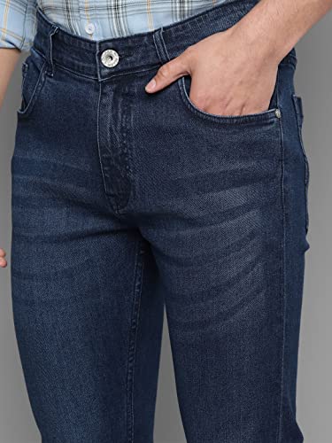Image of Allen Cooper Slimmy Comfortable Mid Rise Denim Jeans for Men