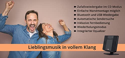 Beatfoxx MCD-60 verticale stereo keten met CD/MP3 speler, USB-poort en Bluetooth - Image 3