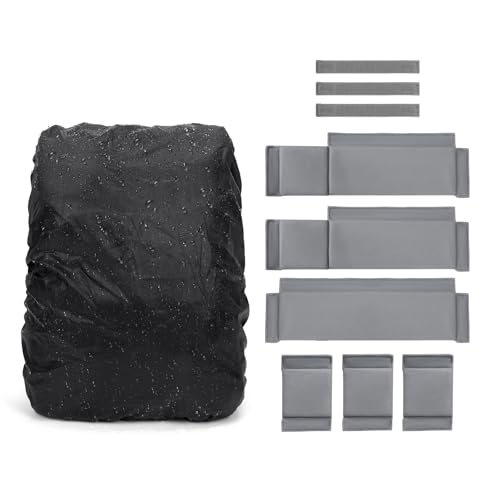 RAINSMORE Camera Bag Backpack Padded Dividers for DSLR/SLR Mirrorless