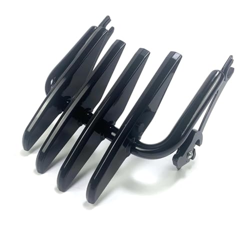 オートバイリアラゲッジラック 用 ハーレー 用 ロード 用 キング 用 ストリート 用 グライド 用 エレクトラ 用 グライド ウルトラ クラシック カスタム 2009-2022 取り外し可能なステルスバイクリアラゲッジラック(Beige)