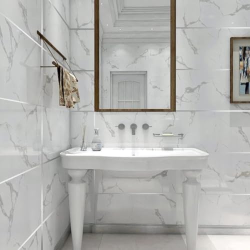 Image of Tile Self-Adhesive Decorative Tape - Plastic, Golden Silver Wall and Floor Sealing Trim, Waterproof Gap Cover for Home Decor, Ceiling Borders, and Floor Edging, Easy to Apply (silver)
