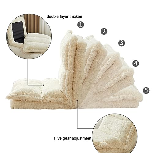 Chaise longue amovible et lavable avec 5 positions réglables