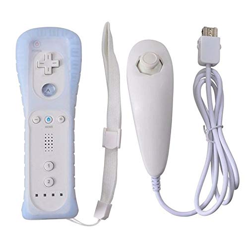 Controle Nintendo Wii Remote Plus + Nunchuck Branco Wii U