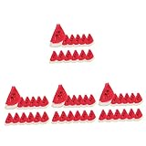 Hoement Home Decor 48 Pcs Simulated Watermelon Slices Flower Vases Decorative Artificiales para Deco